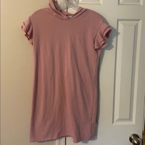 Girls hoodie t-shirt dress